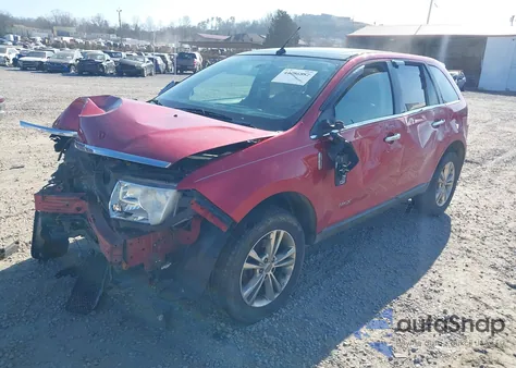 2010 Lincoln Mkx z USA, uszkodzony, nr VIN 2LMDJ8JC4ABJ33561